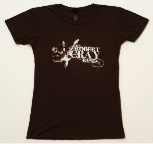 Robert Cray Ladies Guitar Logo Tshirt