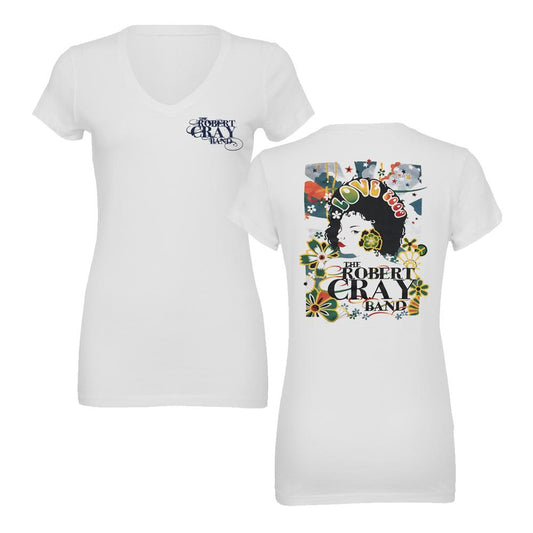 Robert Cray Love 2009 V-Neck Tshirt